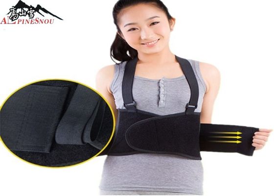 CINA Olahraga Breathable Hitam Adjustable Relief Pinggang Tekanan Nyeri Lumbar Pinggang Back Support Belt pemasok