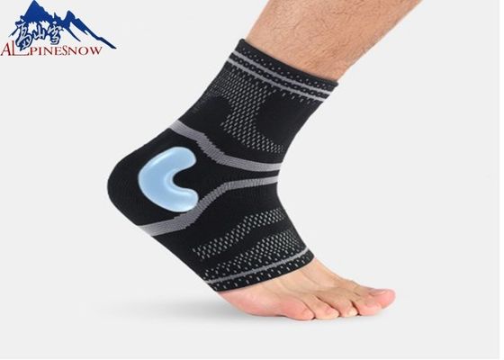 CINA Elastic Knitting Compression Ankle Perban Dukungan Dengan Silicone untuk Sport Body Protector pemasok