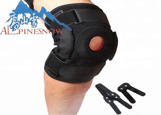 CINA Neoprene Waterproof Rom Berengsel Adjustable Knee Brace Olahraga Pelindung Buka Patella Dukungan pemasok