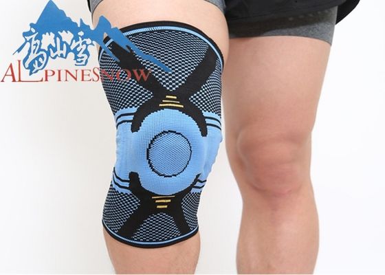 CINA Kustom Knee Support Brace Kompresi Knee Sleeve Pad Dengan Dukungan Musim Semi pemasok