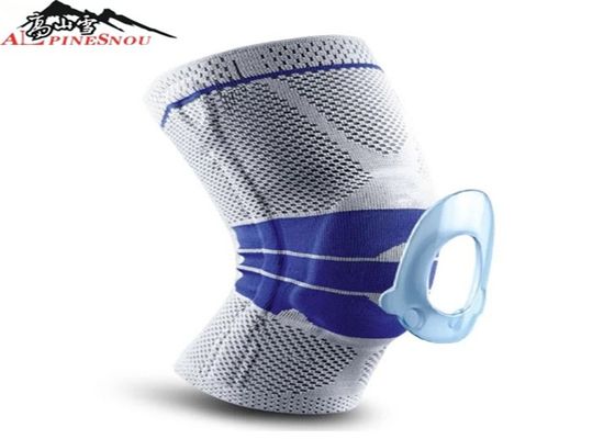 CINA Anti-Collision Sport Nylon Knee Support Strap Silicone Pad Ramah Lingkungan pemasok