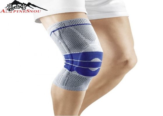 CINA Silicone Knee Brace Nyaman Mendukung Bantalan Lutut Untuk Perlindungan Olahraga pemasok