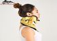 Adjustable Perangkat Traksi Serviks Dukungan Inflatable Leher Brace Warna Kuning pemasok