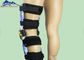 Dukungan Lutut Hitam Adjustable Band Ortopedi Dukungan Untuk Fraktur Rehabilitasi pemasok
