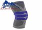 Kompresi Knee Sleeve 3D Silicone Pads Knee Support Brace Kain Elastis Tinggi pemasok