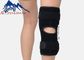 Band Dukungan Lutut Elastis Neoprene Untuk Pria Dan Wanita Warna Hitam pemasok