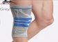 Silicone Knee Brace Nyaman Mendukung Bantalan Lutut Untuk Perlindungan Olahraga pemasok