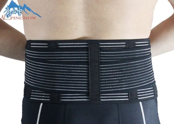 CINA Pain Relief Lower Back Pain Dukungan Brace Ganda Velcro Straps Untuk Pria / Wanita pemasok