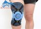 Kustom Knee Support Brace Kompresi Knee Sleeve Pad Dengan Dukungan Musim Semi pemasok